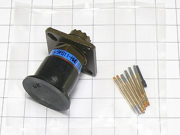 Розетка СНЦ144К-6/9РО11-NWП "5"