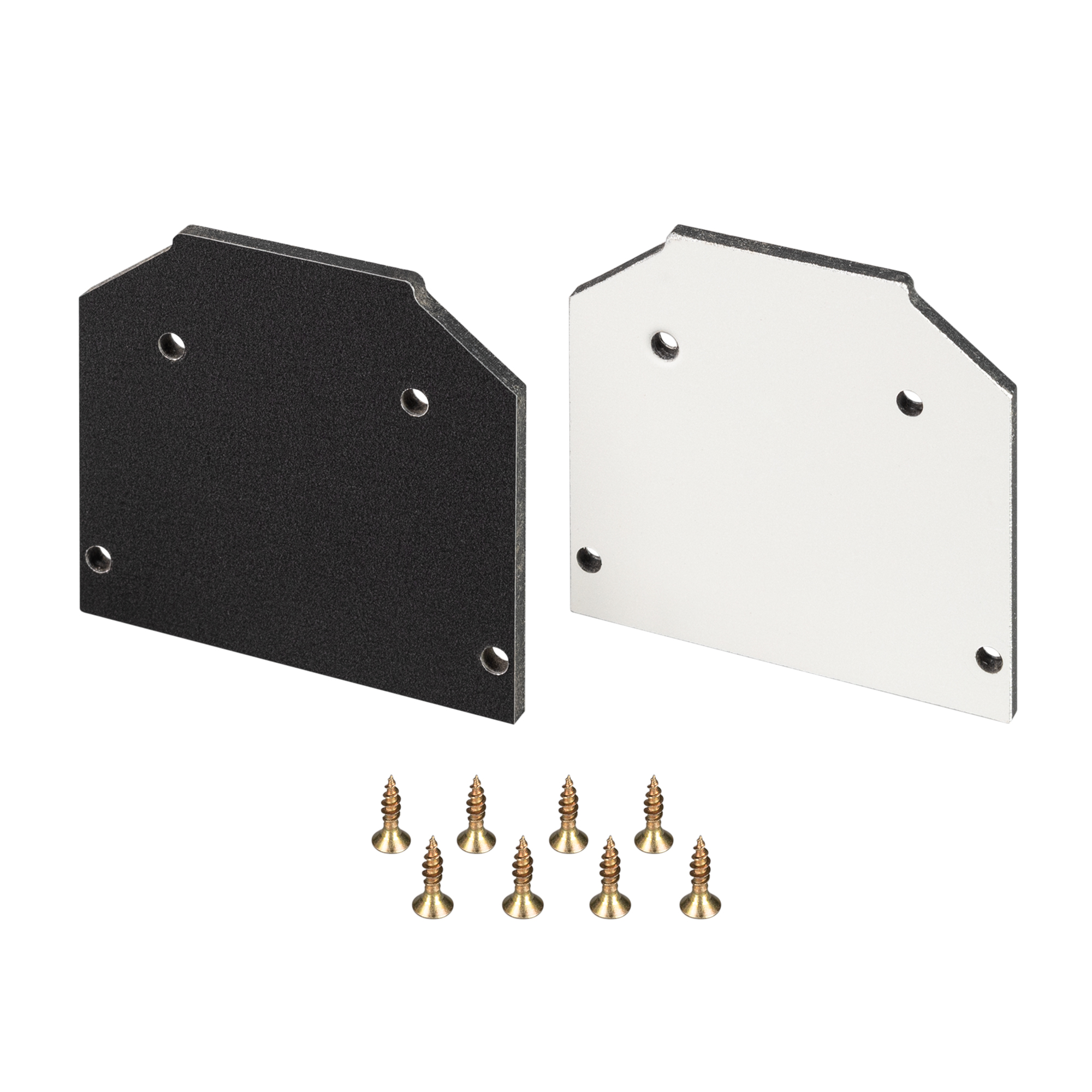 Заглушка MAG-STRETCH-CAP-25 036886 - Боковая заглушка для профиля-держателя MAG-STRETCH-25. Материал Алюкобонд, цвет черно-белый. В комплекте 2 штуки, 8 шурупов. Цена за комплект.