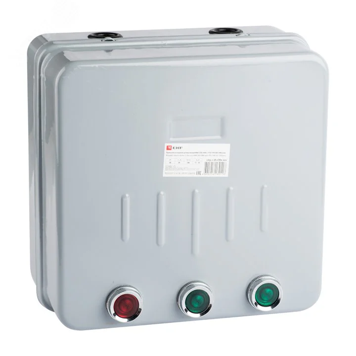 Пускатель в корпусе реверсивный КМЭ 32А 400В с РТЭ IP44 PROxima ctrp-r-32-400v-rev