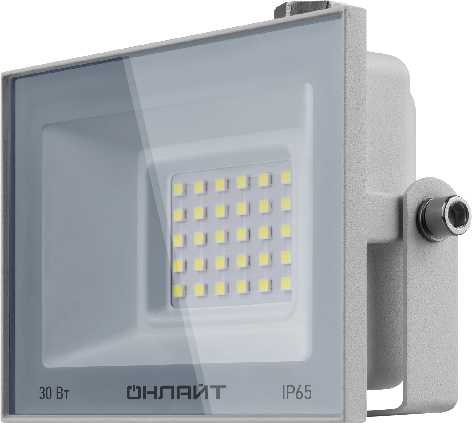 Прожектор светодиодный ДО-30w OFL-30-6K-WH-IP65-LED