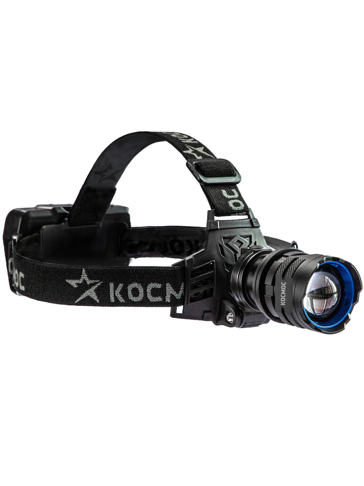 Фонарь налобный аккумуляторный 10Вт LED/ Laser LED/ Li-ion 18650 3x1200mAh/алюм./ USB Type-C
