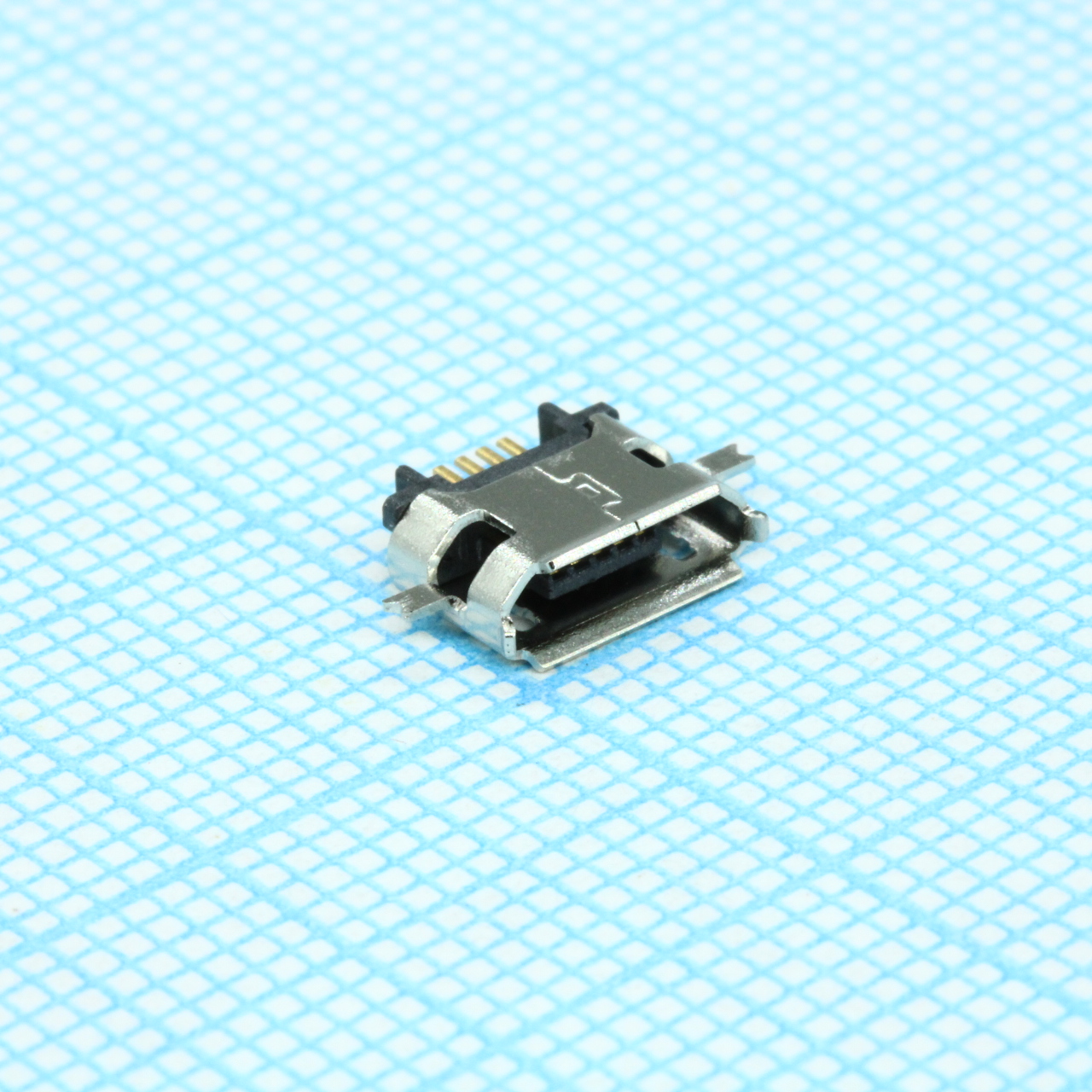 207E-BG00-R - Разъем Micro USB тип B  USB 2.0, розетка на плату, 5 выв.
