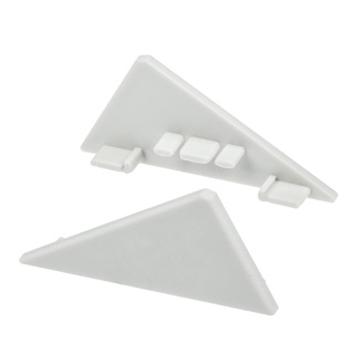 Заглушка для LOCK-FM правая 019188 - правая заглушка для пары профилей LOCK-FM + TEK-LOCK-FM. Материал PVC серый.