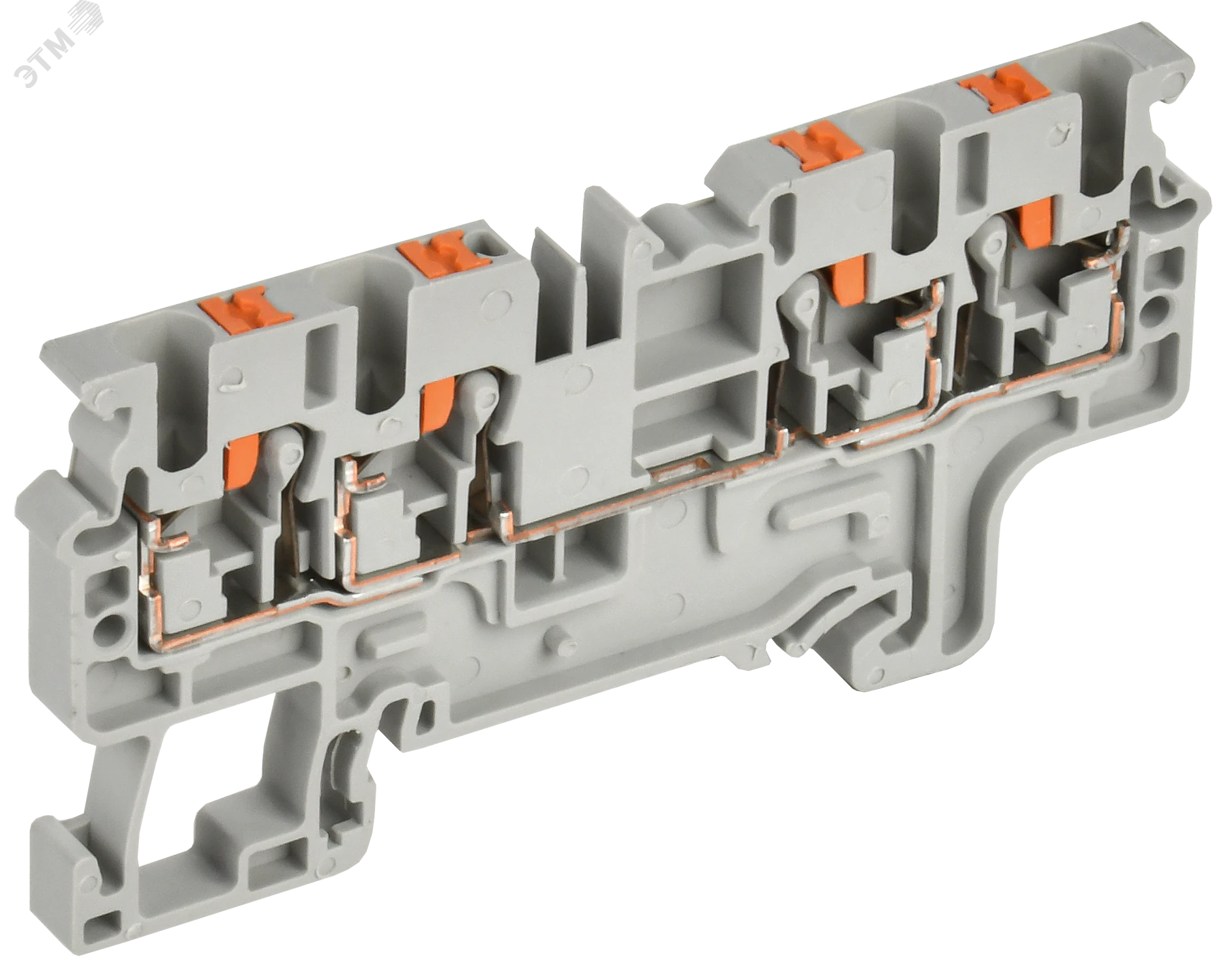 Колодка клеммная CP-MC 4 вывода 2,5мм2 серая YCT22-00-4-K03-002