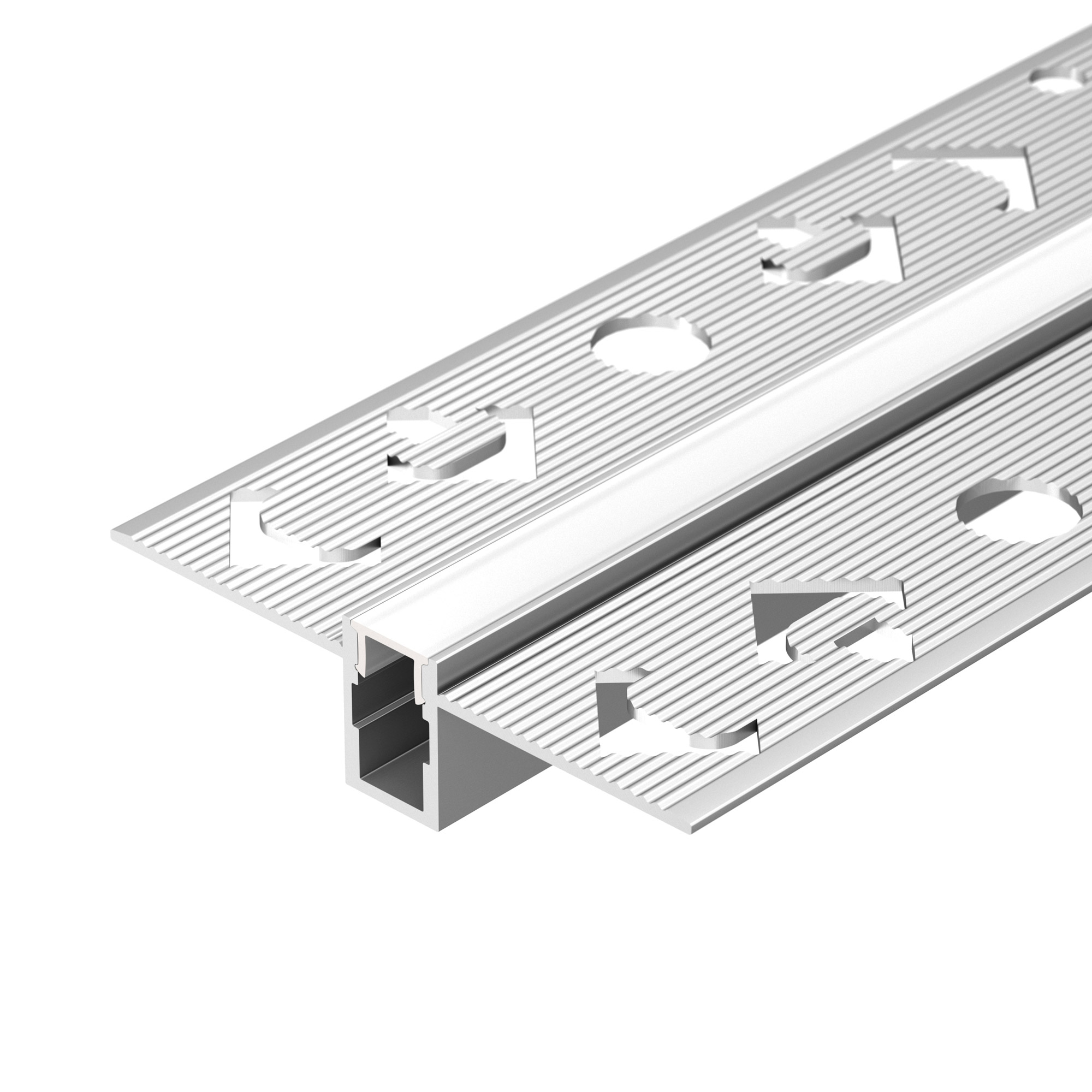 Профиль SL-LINIA8-FANTOM-2000 ANOD 034986 - Алюминиевый анодированный профиль для светодиодных лент и линеек. Скрытая установка (под строительную отделку). Габаритные размеры (LхWхH): 2000x47,8x12 мм, паз для установки 8х8,8 мм. Ширина площадки для ленты 