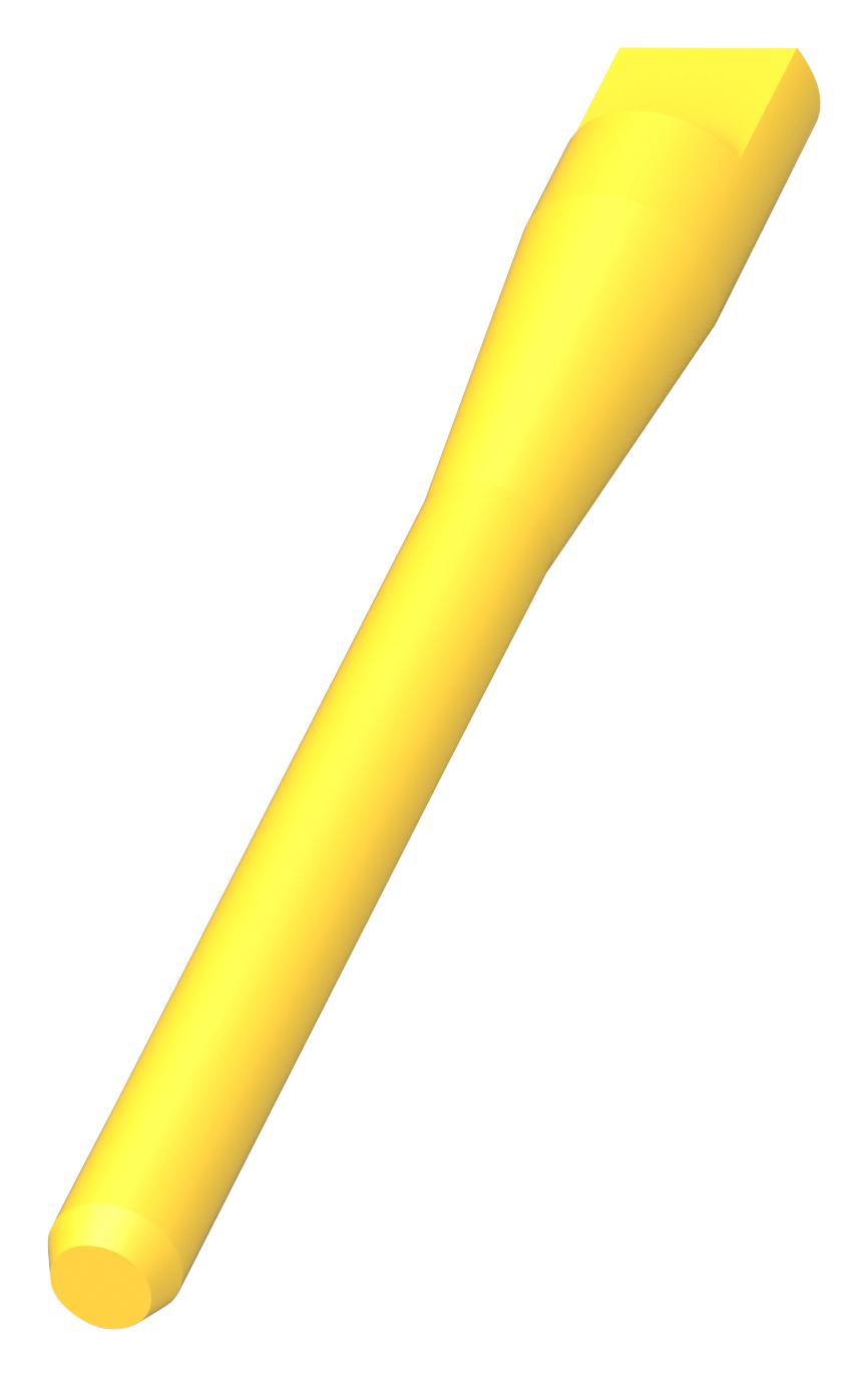 936054-1 - Заглушка для соединителей полая прямая полибутилентерефталатная желтая