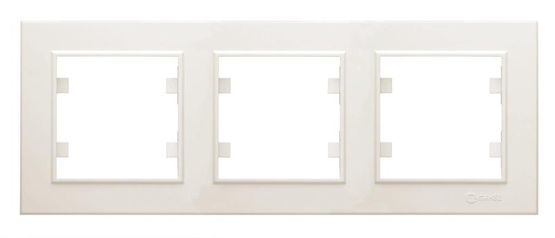 Рамка 3-м Karea горизонт. крем. 56010703