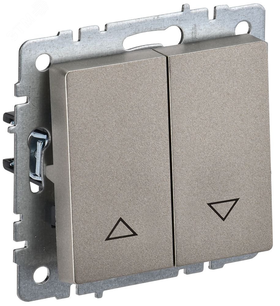 BRITE Выключ. жалюзи 10А ВС10-1-5-БрШ шамп. BR-V15-0-10-K37