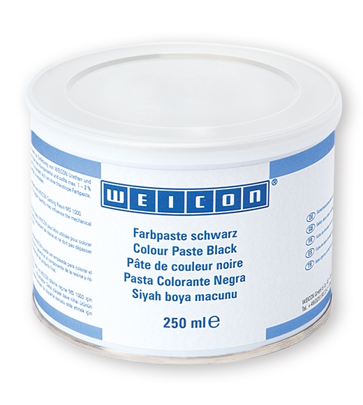 wcn10519250 - 10024676 WEICON Цветная паста, черная (250 гр.)