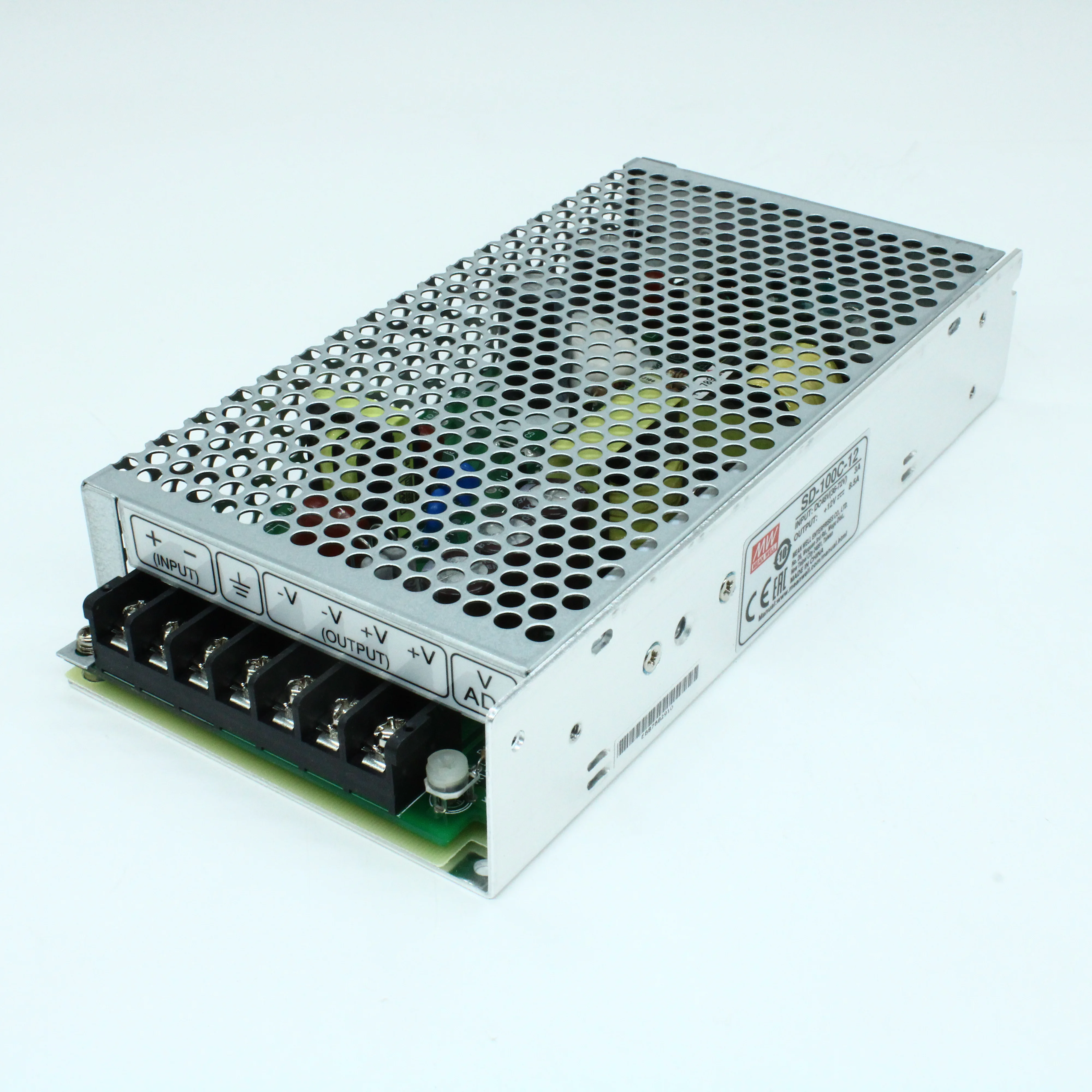 SD-100C-12 - DC-DC, 100Вт, Uвх=36 - 72В, Uвых=12В/8.5А, изоляция 1500В DC, рег. Вых=±10%Uном, в кожухе 199х98х38мм, -10°С…+60°С