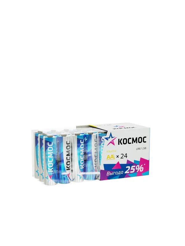 Элемент питания алкалиновый AA/LR6 пластик. бокс (уп.24шт) KOCLR6_24BOX