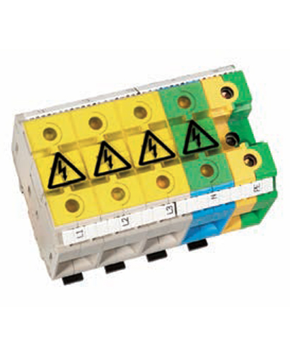 Клеммная сборка WKN 70 3D/N/SL/U/V0 - Клеммная сборка WKN 70 (серый 3x, синий 1x, заземление 1x) тип фиксации провода: винтовой, номинальное сечение: 70 мм кв., ширина: 120 мм, цвет: серый/синий/желто-зеленый тип монтажа: DIN 35