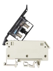 Клемма разъед. WK 4/THSI6,3 GL 500U - Предохранительная клемма, тип фиксации провода: винтовой, номинальное сечение: 4 мм кв., 0.2-0.3 mA, 500V, ширина: 10 мм, цвет: серый, тип монтажа: DIN 35