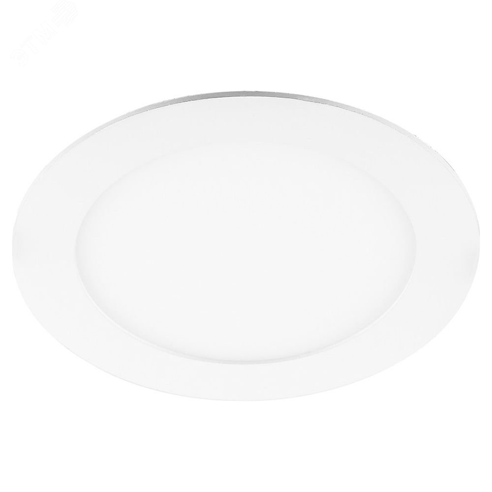 Светильник светодиодный ДВО-15w 6400К 1050Лм slim белый 29714