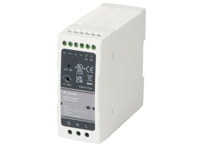 Источник питания 5 V DC/6 A, 902418 - Источник питания, однофазный, 5VDC / 6A, 30W, диапазон входн. напр.: 90 - 264VAC / 127 - 370VDC; габариты (мм): 100х92х41, монтаж: на DIN рейку