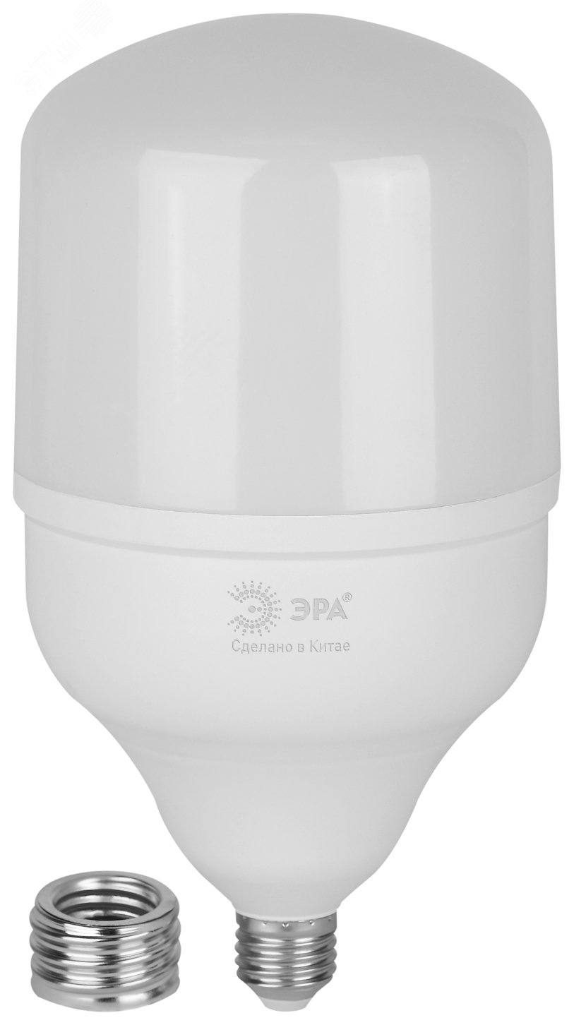 Лампа светодиодная высокой мощности LED 100 Вт 10000Лм 6500К T140 холодный E27/E40 (переходник) 170-265В LED POWER T140-100W-865-E27/E40 Green Line Б0067055