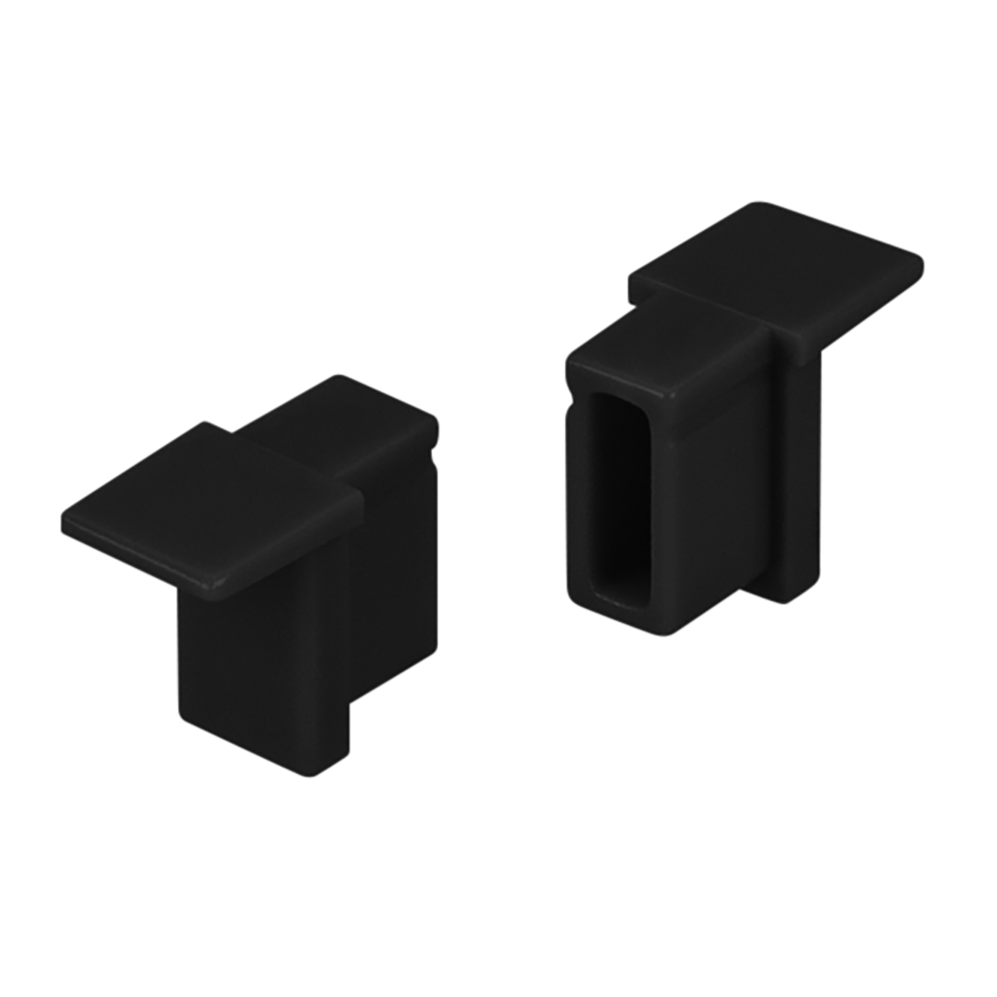 Заглушка SL-MINI-6-H9 BLACK глухая 044088 - Пара заглушек без отверстия для профиля SL-MINI-6-H9 BLACK. Цвет - черный. В комплекте 2 заглушки. Цена за комплект.
