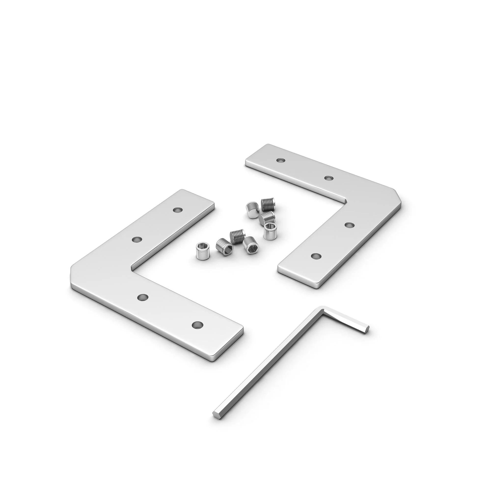 Соединитель профиля SL-LINE-6070-90 Set 030156 - Угловой коннектор для соединения 2-х отрезков профиля SL-LINE-6070, SL-LINIA55-FANTOM. Устанавливается в паз. В комплекте: соединитель - 2 шт., винт - 8 шт., шестигранный ключ - 2 шт. Цена за 1 комплект.