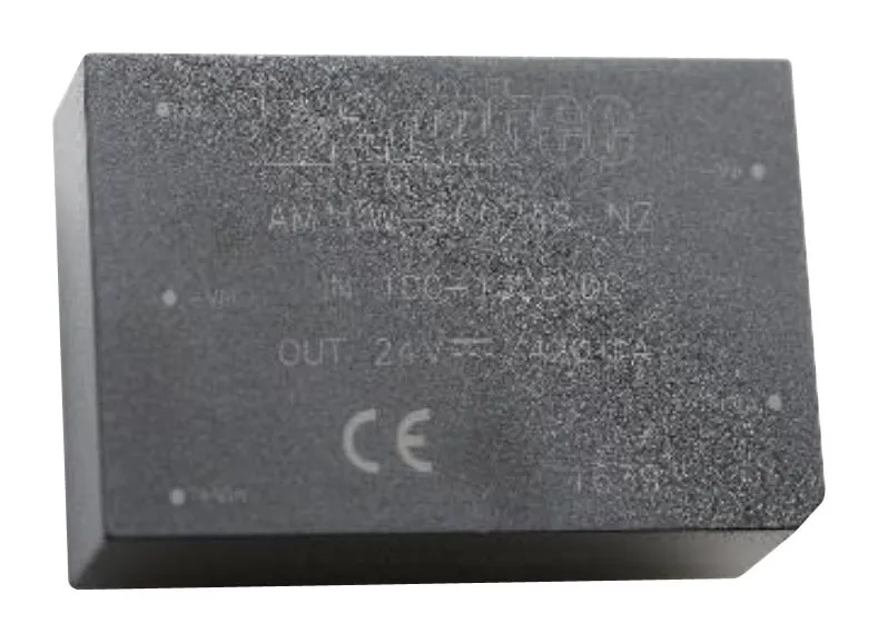 AM10W-80005S-NZ - DC/DC, 10Вт, вход 200…1500В, выход 5В/2А, изоляция 4000В AC, КПД 64%, максимальная емкостная нагрузка не более 6000мкФ, 3x2", 70x48x23.5мм, -40…70°C, пластик