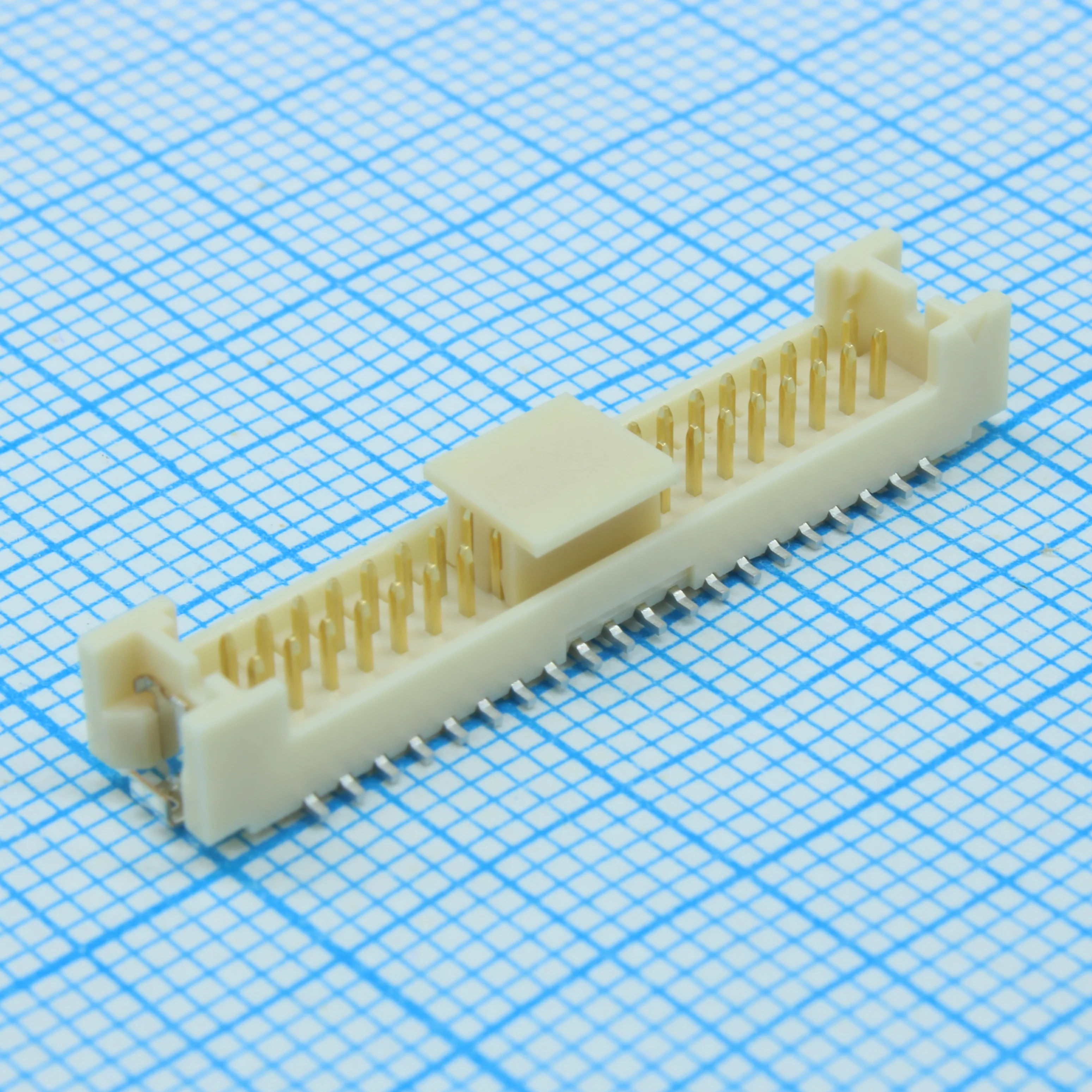 DF13EA-40DP-1.25V(51) - Разъем штыревой (3 стороны) HDR 40 контактов шаг 1.25мм SMD рейка