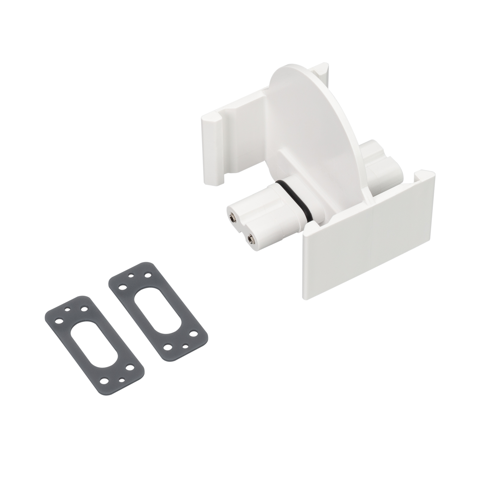 Коннектор ARL-LARGO-CON-I-2pin (WH) 030993 - Прямой белый коннектор для соединения светильников LARGO. Без возможности подвода питания. При использовании с треками и аксессуарами другой серии возможно отличие по цвету. Подходит только для двухфазной верси