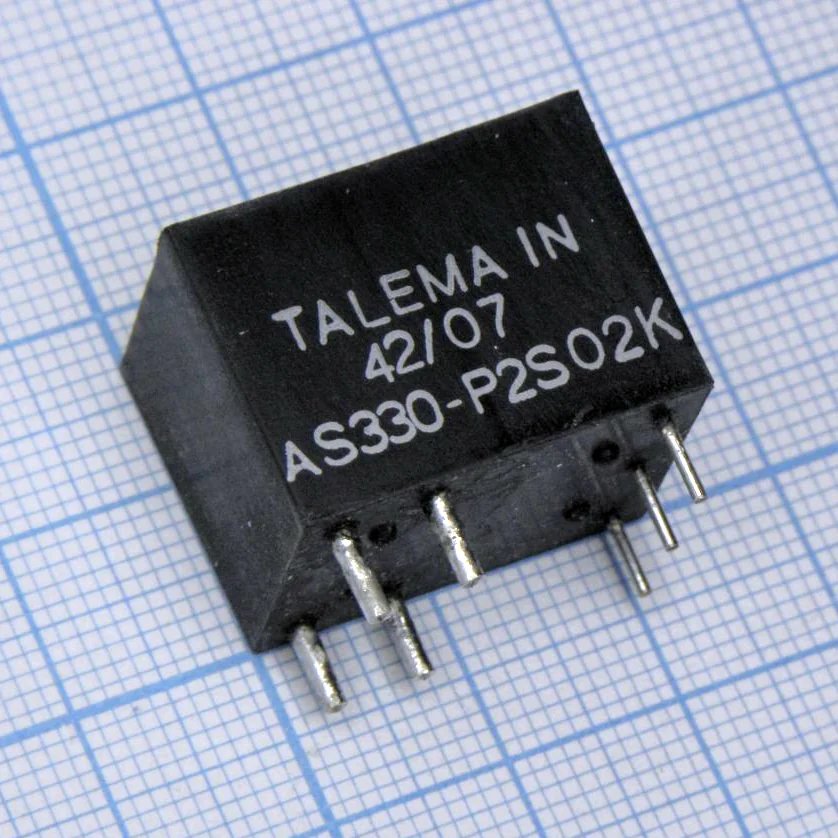AS-330 - Датчик тока; 0-15A; 1:50СТ; 20-200kHz;     2об/2об