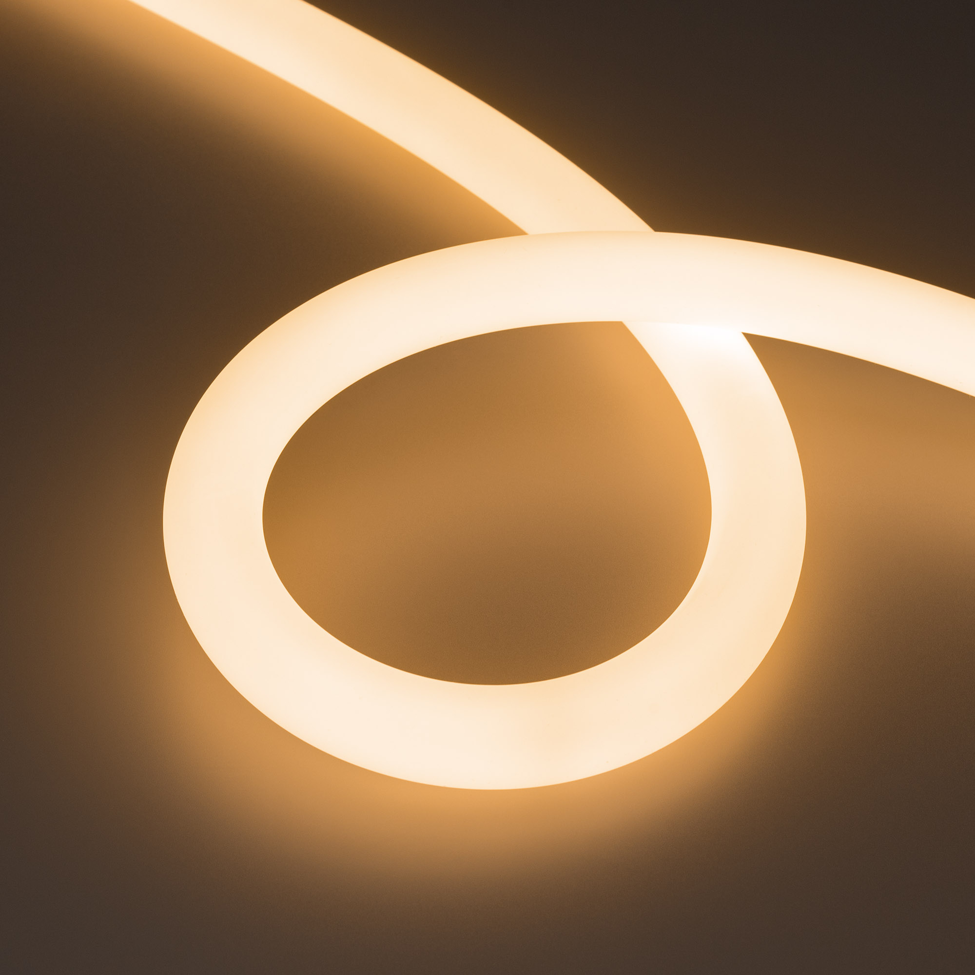 Лента герметичная MOONLIGHT-SIDE-FP-X1088-D25mm 24V Warm2700 (20 W/m, IP65, 5m, wire x1) 038869 - Гибкая герметичная лента (неон серии MOONLIGHT), сечение 25х25 мм. Светодиоды CSP 1088 шт/м. Цвет свечения ТЕПЛЫЙ БЕЛЫЙ (2700 К), индекс цветопередачи CRI>90