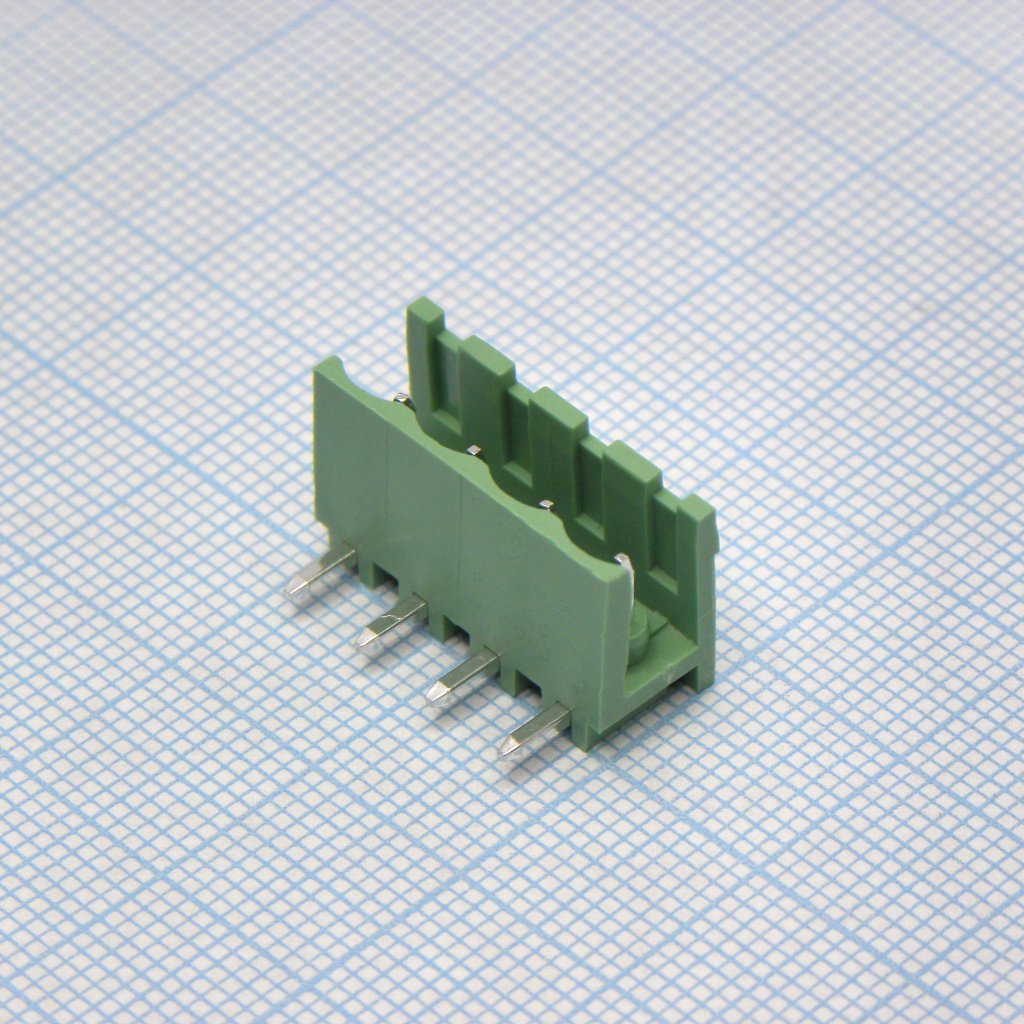 2EDGR-5.08-04P-14-100A(H) - Разъемный клеммный блок на плату, 4 контакта. Серия 2EDGR-5.08