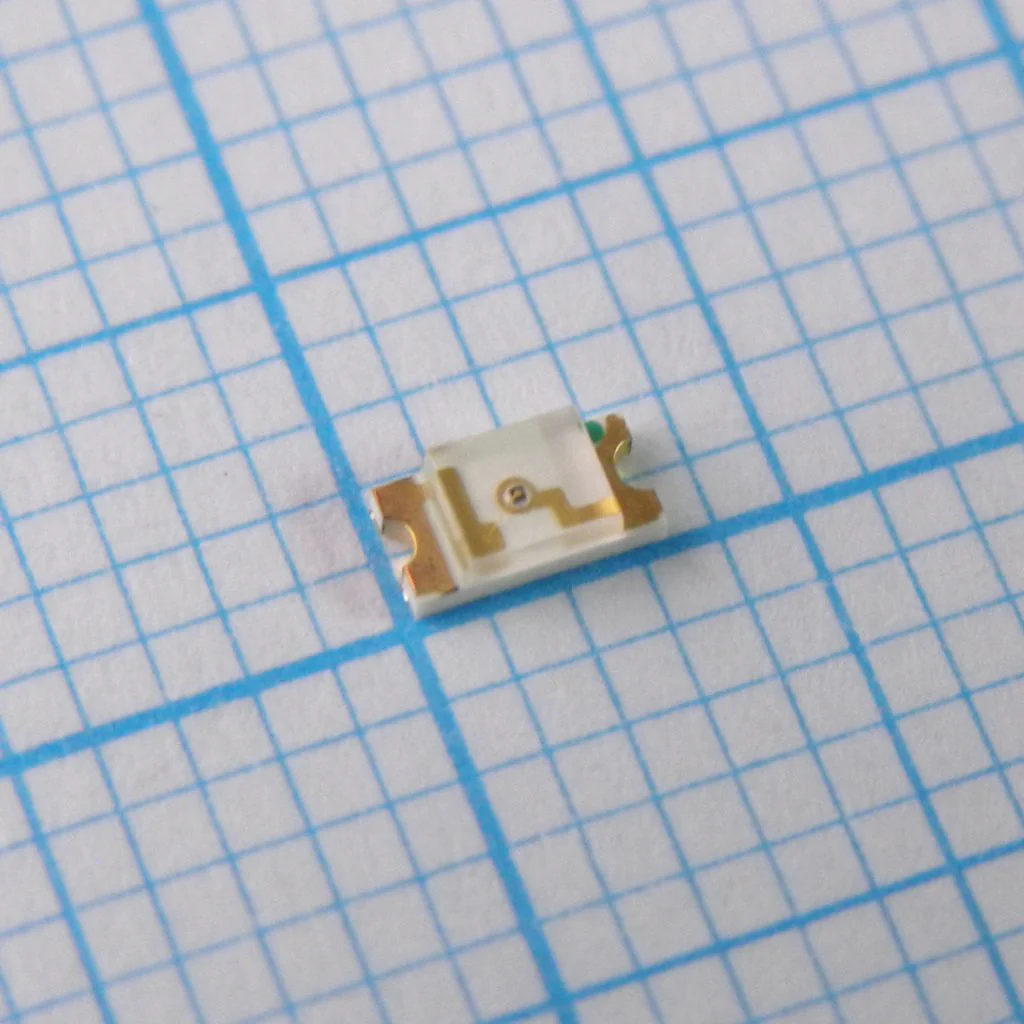 FYLS-1206UYC - Светодиод smd 3,2х1,6мм/желтый/592нм/70мкд/прозрачный/140°