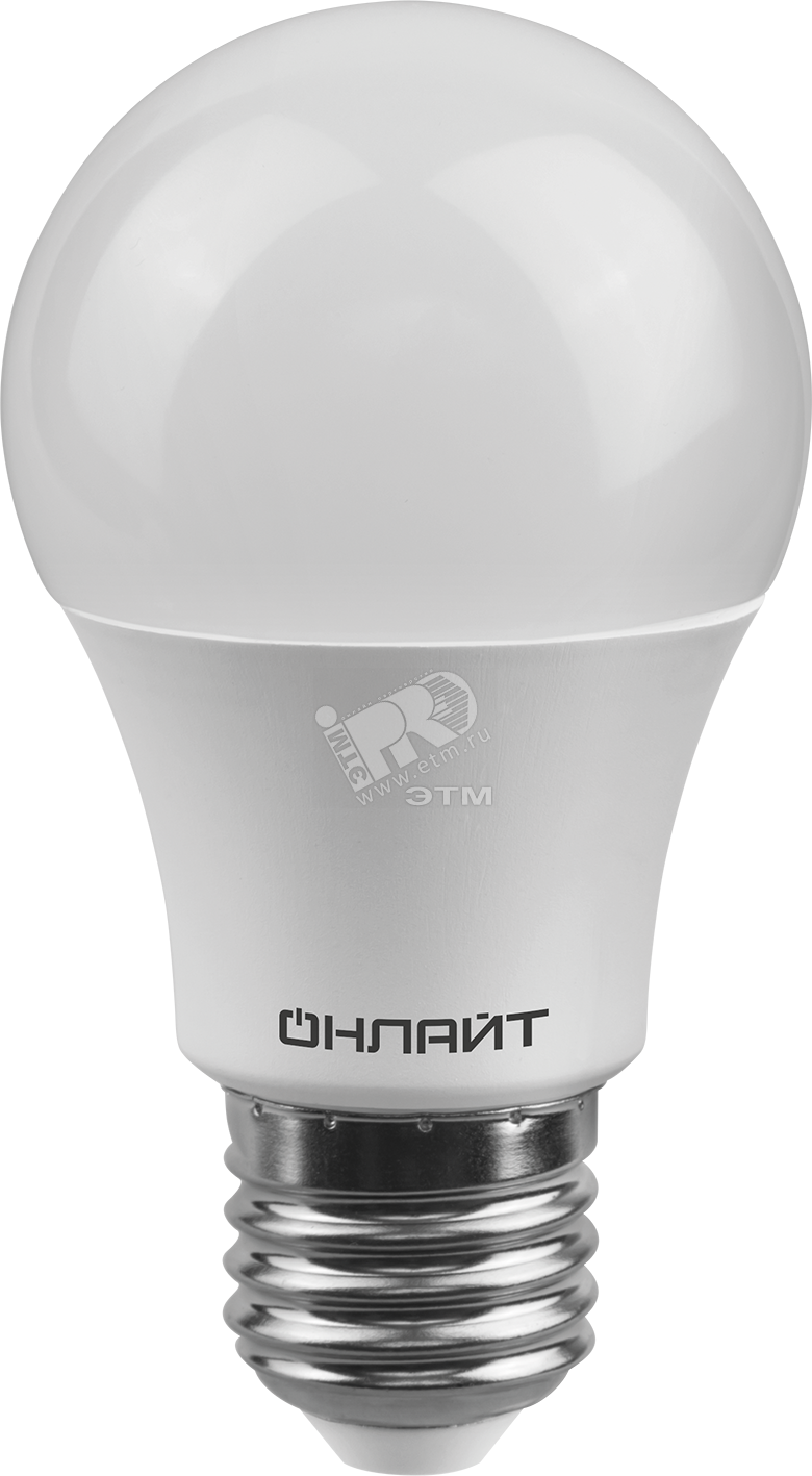 Лампа светодиодная LED 10вт Е27 белый 19204