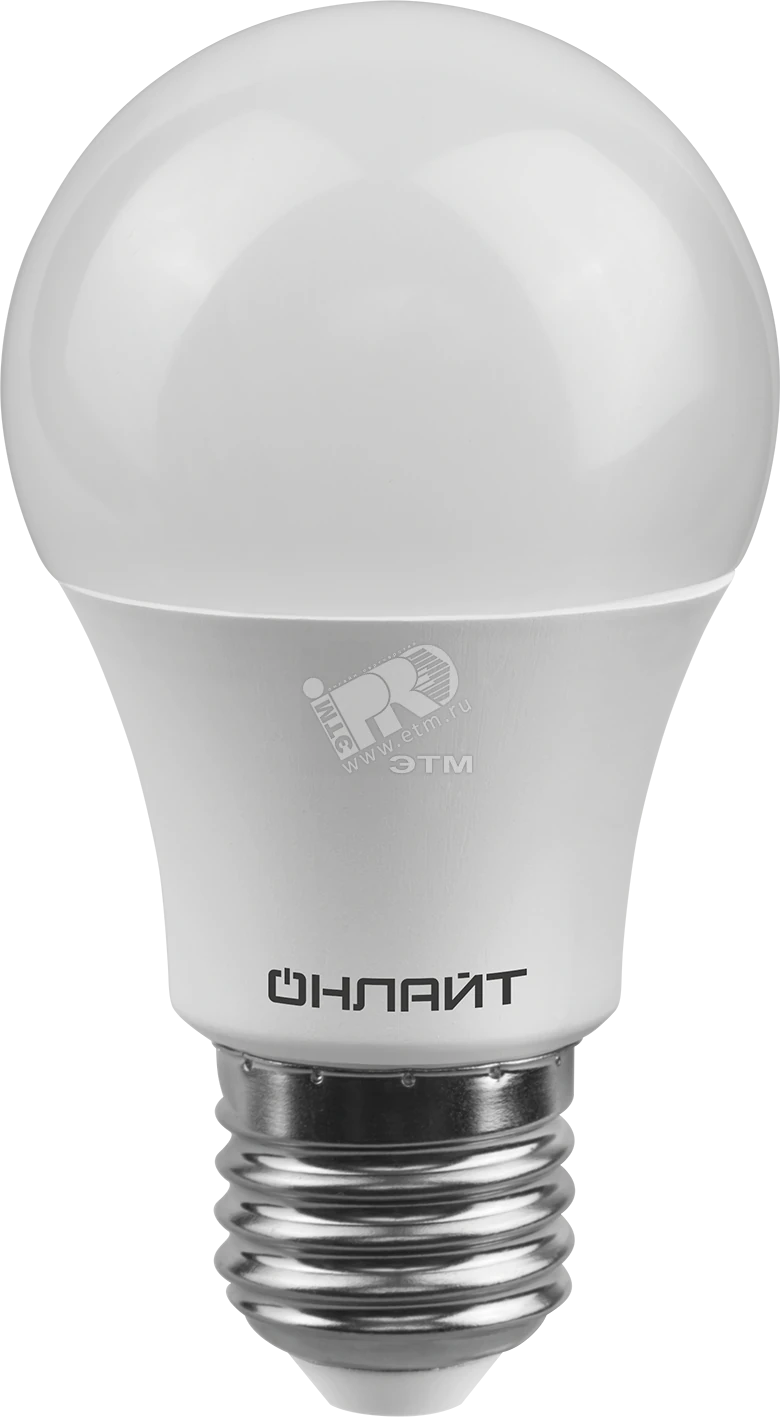 Лампа светодиодная LED 10вт Е27 теплый 19203