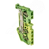 Колодка клеммная пружинная JXB-ST-2.5 3 вывода земля PROxima plc-jxb-st-2.5-3-pen