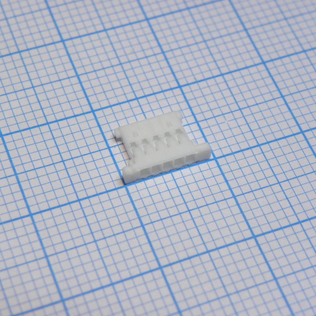 511460500 - Разъем типа провод-плата, 1.25мм, 1 ряд 5 контактов (без самих контактов)