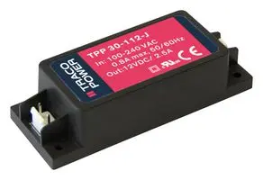 TPP 30-112-J - Преобразователь AC/DC, 30Вт, Uвых 24ВDC, Iвых 1250мА, 89,5%,