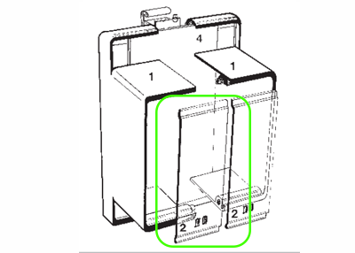 Корпус  04.312.3054.0 - Стекло для корпуса wiebox 86.030.0053.0 прозрачное, 1 штука