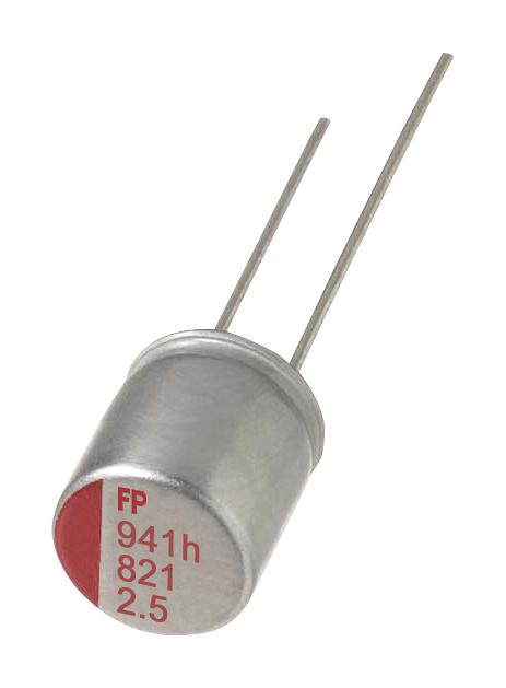 RL80J102MDN1KX - Конденсатор алюминиевый  полимерный 1000мкФ 6.3В ±20% (8 X 8мм) радиальные выводы 3.5мм 0.009Ом 5700мА 2000час 105°C