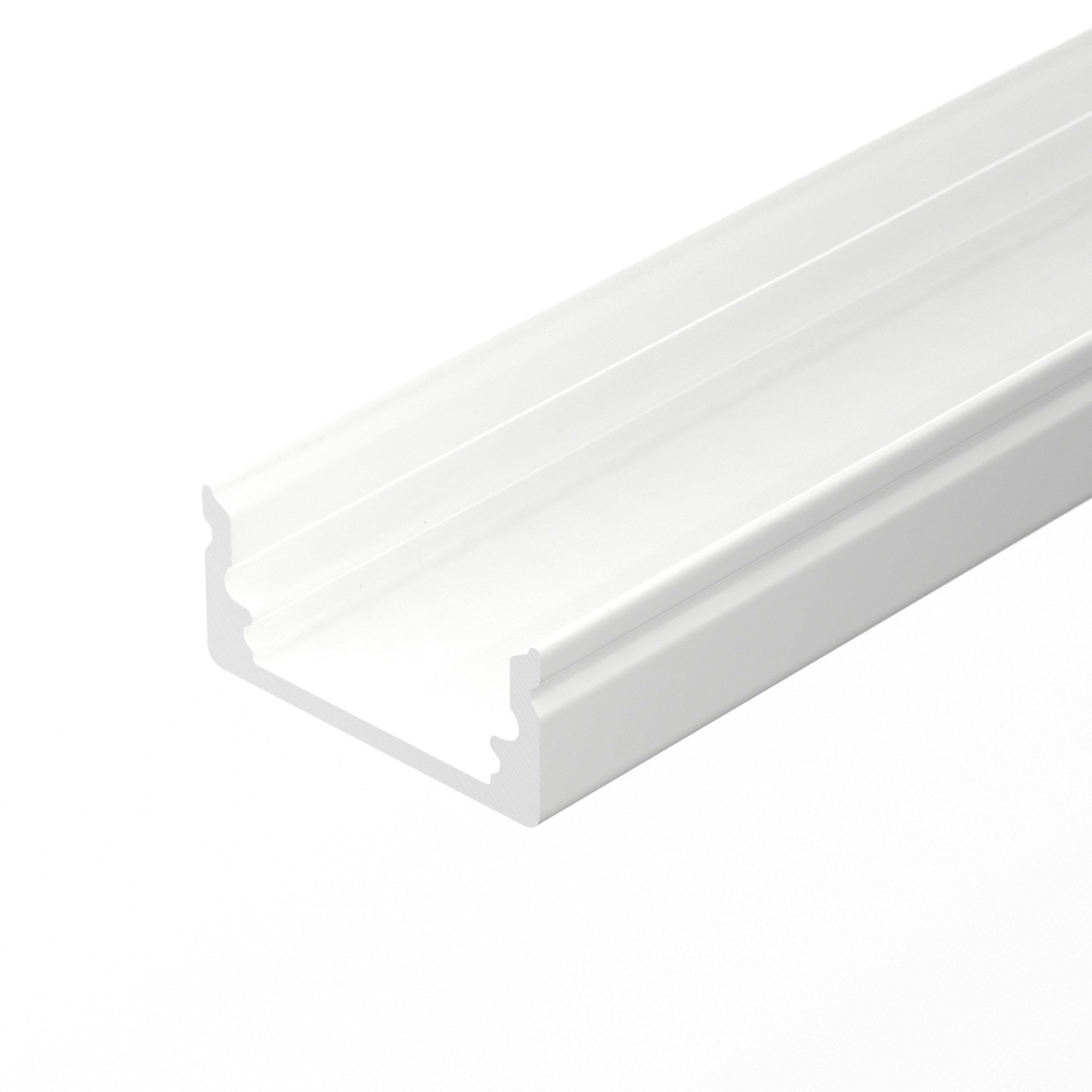 Профиль LINE-1708-2000 WHITE 044234 - Алюминиевый накладной профиль для светодиодных лент и линеек. Цвет - белый RAL9003 (порошковая окраска). Габаритные размеры (L?W?H): 2000x17x8 мм. Ширина площадки для ленты 12 мм. Экраны, заглушки и другие аксессуары 