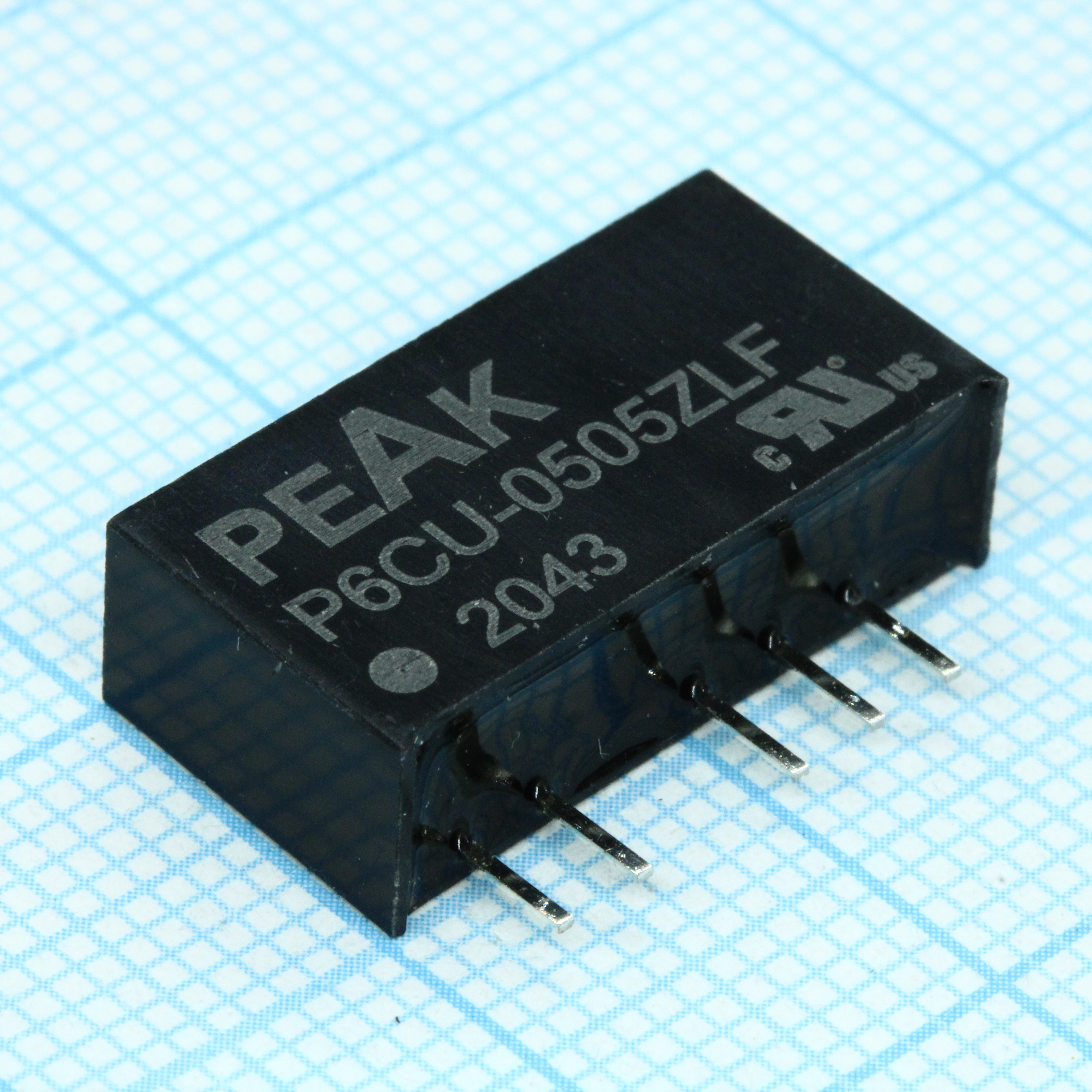 P6CU-0505ZLF - Преобразователь DC/DC, на печатную плату,  1Вт вход 5В выход ±5В ±100мА