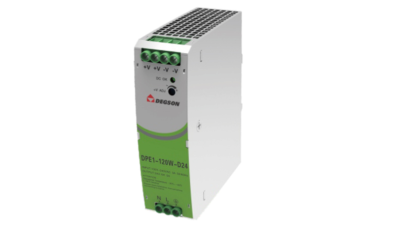 Блок питания DPE1-120W-D24 - Источник питания, однофазный, 24V / 5A / 120W; диапазон входных напряжений: 90 - 264VAC / 127 - 370VDC, монтаж: на DIN рейку, температура окружающей среды –30°C…+70°C