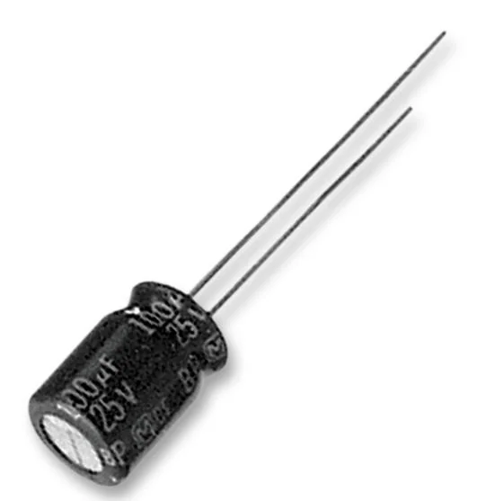 ECEA1HN100U - Конденсатор алюминиевый электролитический 10мкФ 50В 20% (6.3 X 11.2мм) радиальные выводы 2.5мм 50мА 2000час 85°С Россыпь