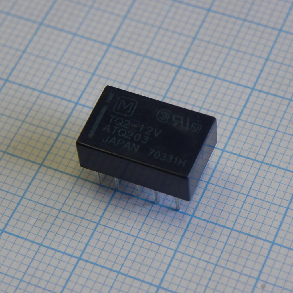 TQ2-12V - Сигнальное реле для печатного монтажа, 12 В 1 А