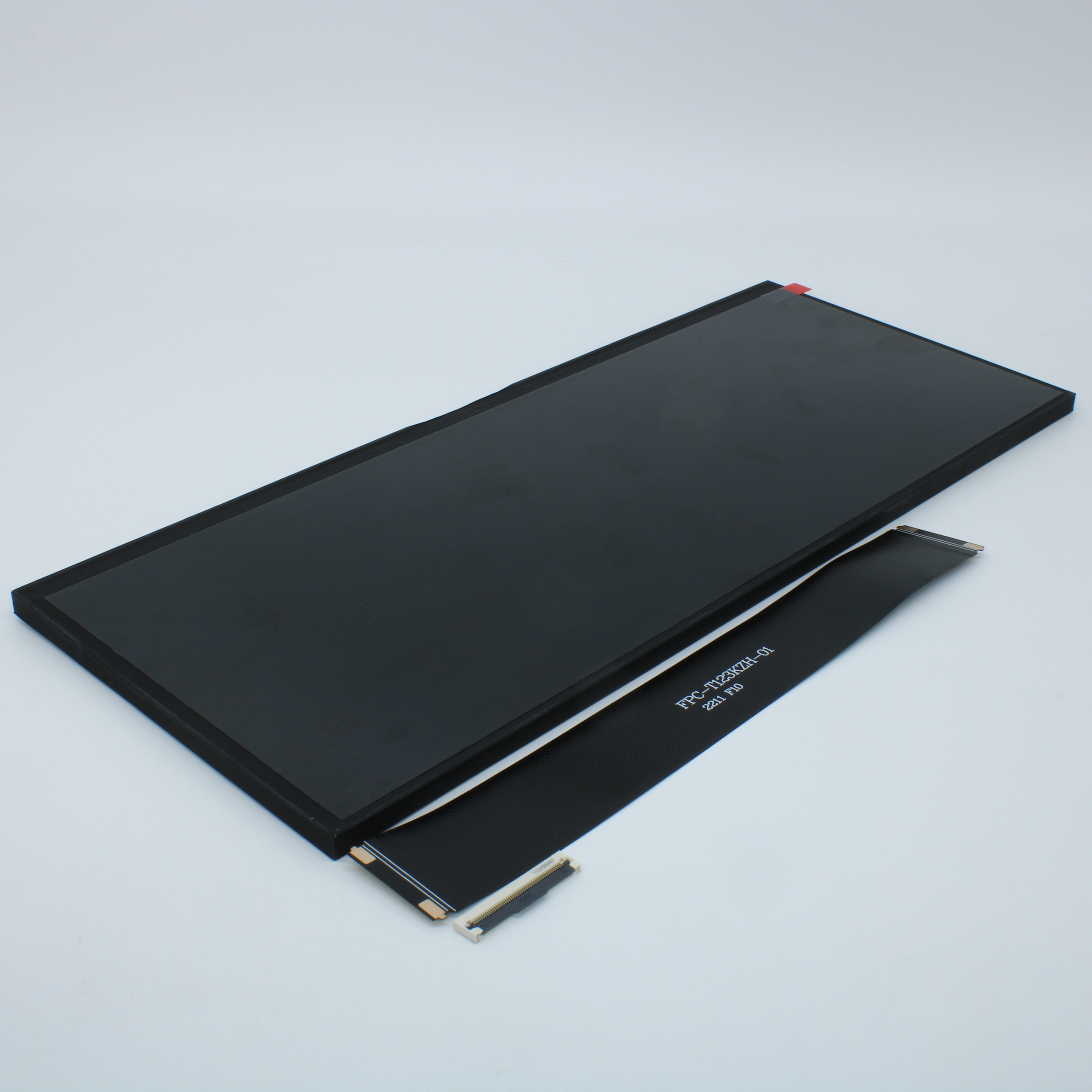 ZW-T123KZH-01+ 200 mm FPC + F05047-50P-U - TFT 12.3", Разрешение: 1920x720, Тип: IPS, Яркость: 1000 кд/м2, Контроллер: N/A, 50 пин., Интерфейс: DUAL-LVDS, Размер модуля, мм: 302.53*123.57*6.51, Рабочая температура, С: -30~+85