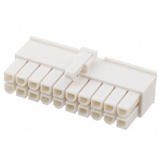 39012200 - Корпус разъема RCP 20 местн.4.2мм с захватом для кабеля пакет