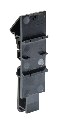 Корпус WEB 05.583.0053.0 - Универсальное основание корпуса для РЭА, ширина: 23 мм , пластик, цвет: черный, серия wiebox WEB 1001