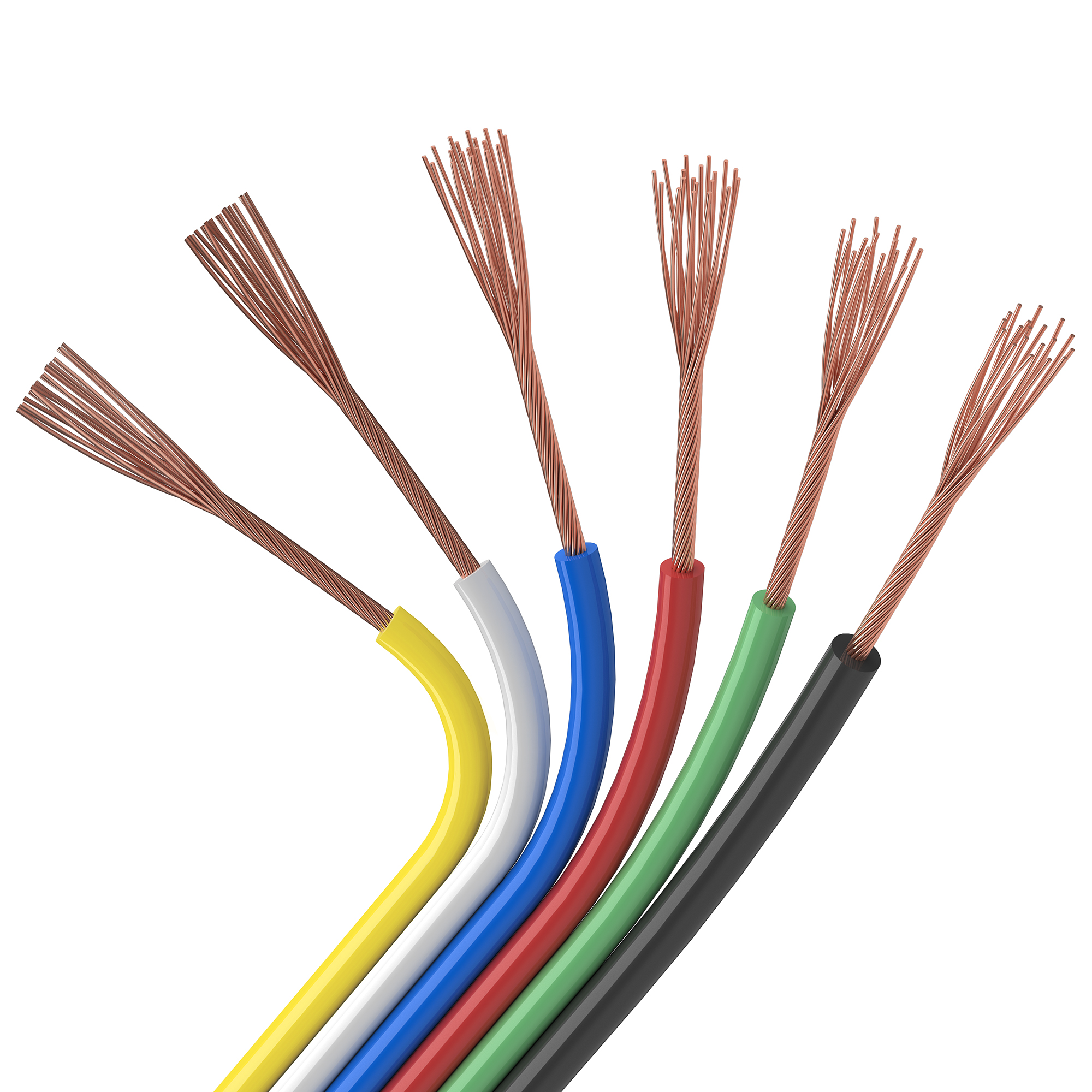 Шлейф питания ARL-18AWG-6Wire-CU 031703 - Шлейф для питания и управления мультицветными 5-канальными (RGB+MIX) светодиодными лентами. 6 проводников, калибр проводника 18AWG, сечение проводника 0.84 мм2, проводник из луженой меди, внешняя оболочка из ПВХ ж