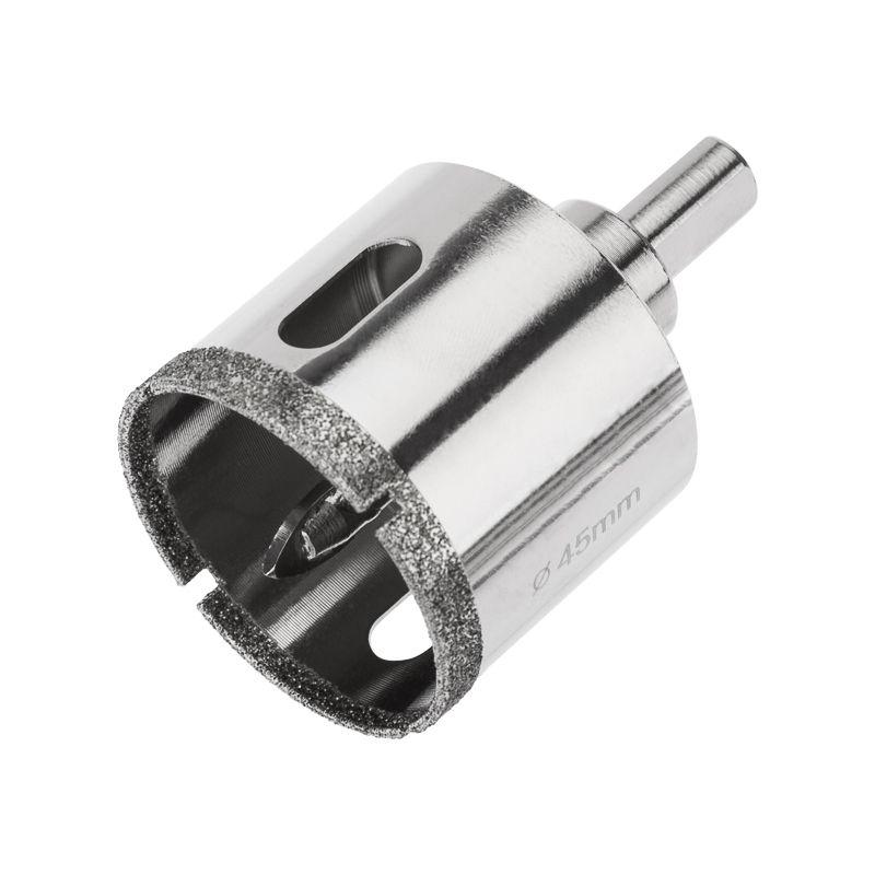 Коронка алмазная 45мм по керамограниту с центровочным сверлом KR-92-0013