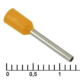 DN00510 ORANGE (1X10MM) - Наконечник на кабель DN00510, оранжевый, 1x10 мм