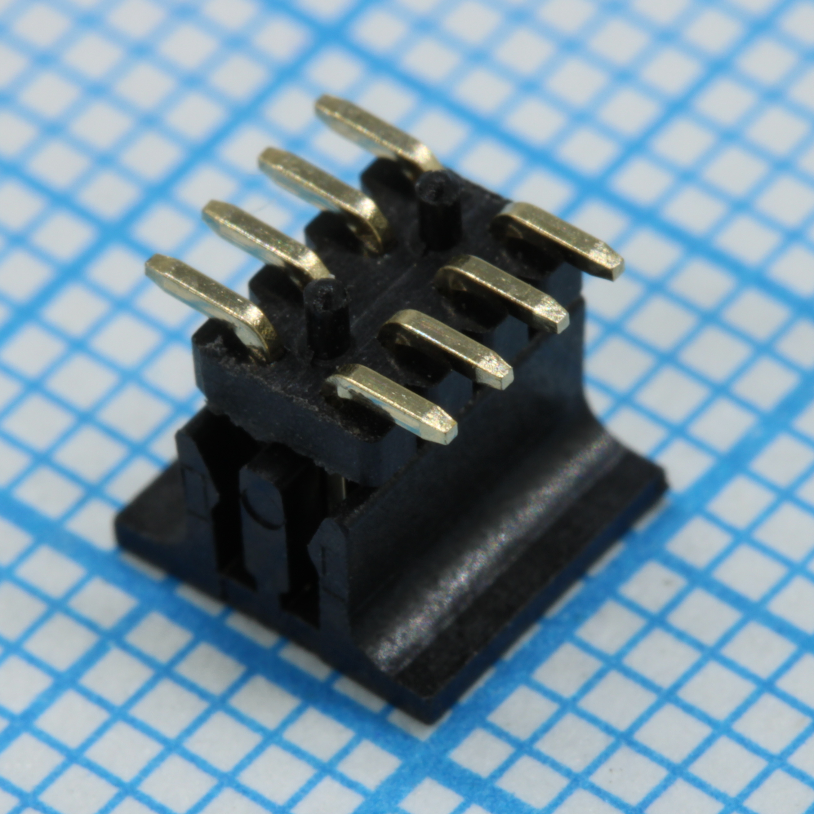 DS1031-09-2X4P8BS11SR-3A - Штыревой соединитель, 2х4 шаг 1,27мм. двухрядный