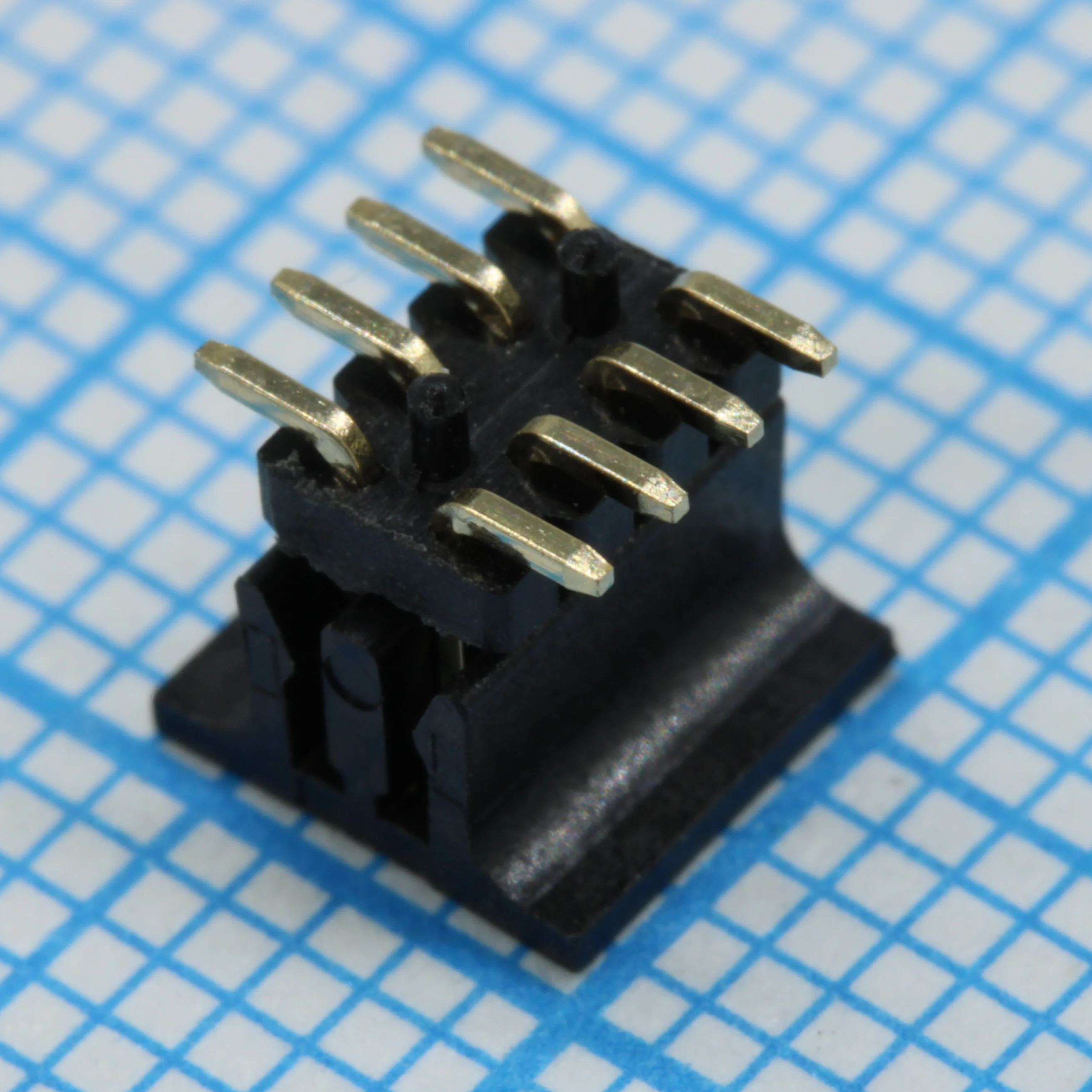 DS1031-09-2X4P8BS11SR-3A - Штыревой соединитель, 2х4 шаг 1,27мм. двухрядный