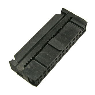 IDC-26F - IDC разъем, розетка на плоский шлейф 26pin(2x13), шаг 2.54мм